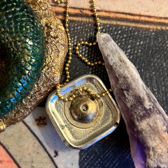 Czech Art Glass Pendant - Picture 4 of 5